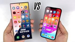 iOS 18.2 iPhone 13 vs Samsung Galaxy 24 Ultra - Speed Test!