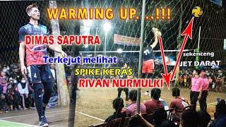 Rivan nurmulki warming up voli tarkam terbaru - Rivan Nurmulki Melawan Dimas Saputra - Vomce Cup2021