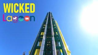 Wicked, Vertical Launch Roller Coaster POV - Lagoon, Utah