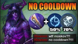 WHEN GLOBAL MOSKOV ABUSED NEW NO COOLDOWN EMBLEM IN SOLO RANKED! TOP 1 GLOBAL MOSKOV GAMEPLAY!