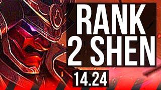 SHEN vs K'SANTE (TOP) | Rank 2 Shen | NA Challenger | 14.24