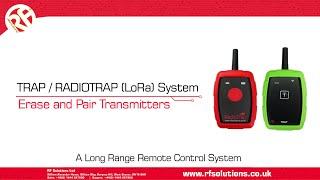 TRAP & RADIOTRAP Remote Controls - Erasing and Pairing Transmitters