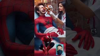 Superhero crying at crab biteSuperhero very cute-AIIcharacter marvel & DC #avengers #shorts #marvel