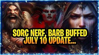 Diablo 4 Season 4 PATCH UPDATE: Sorceress NERF, Barbarian BUFFED Rogue Buffed Diablo 4 Patch Notes