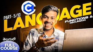 C language Full Tutorial for Beginners in Telugu[Part -5] | C language Full Course in Telugu