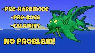 How I beat Calamity Duke Fishron as my first boss