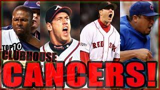 Top 10 MLB Clubhouse CANCERS OF ALL TIME - Anger Management Issues & More!!