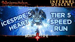 Neverwinter Mod 18 - Speed Run Icespire`s Heart Tier 5 Difficulty Grand Retellling Northside 2020