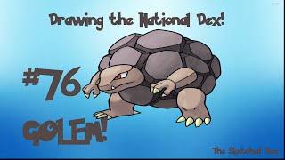 Drawing the National Dex - Golem #76