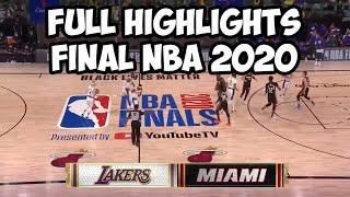 Lakers Juara Finals NBA 2020 - Full Highlights (basketball)