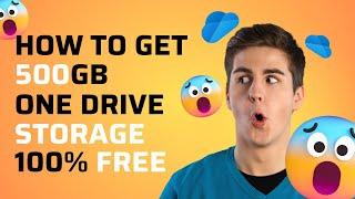 How to Get 5TB OneDrive Storage | 100% Free | 2023 #premium #youtube #contentcreator #onedrive