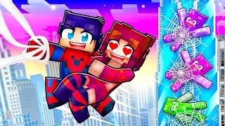 Andy Becomes SPIDERMAN In Minecraft!