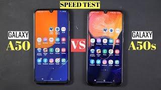 Galaxy A50 vs a50s speed test Comparison |Hindi |