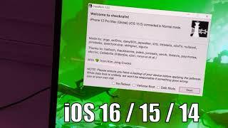 Jailbreak on iOS 15 - 16 CheckRa1n Windows Beta!