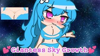 Giantess Sky Growth.Animation (Gacha club)