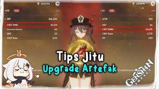 Tips Cara Upgrade Artefak B5 Paling Mantap dan Mengerikan..! Genshin Impact