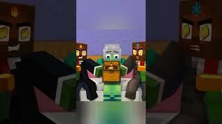 zombies are so mean  #shorts #minecraft #viral