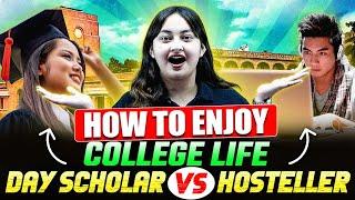Hostel Life Vs Day Scholar 🫣 Which is Best ?? College Hostel Tips & Tricks