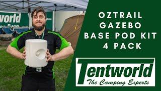 Oztrail Gazebo Base Pod Kit - 4 Pack