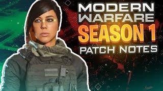 Modern Warfare Season 1 Patch Notes Update 1.10 - CRASH 24/7, NEW MAPS, BATTLE PASS,