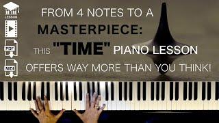 How to play Time from INCEPTION by Hans Zimmer: Complete step by step lesson with exercices