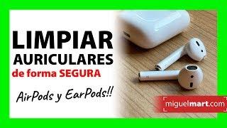 Cómo LIMPIAR AIRPODS sin dañarlos - Limpiar auriculares correctamente Español