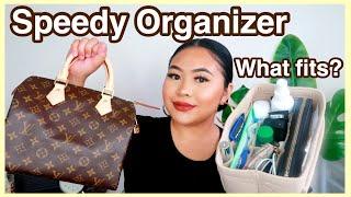 LOUIS VUITTON SPEEDY 25 | WHAT FITS + BAG ORGANIZER!