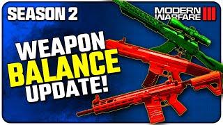 MWIII Season 2 Weapon Balance Change Details! | (MCW & BAS-B Nerf, Longbow Buff, and Much More!)