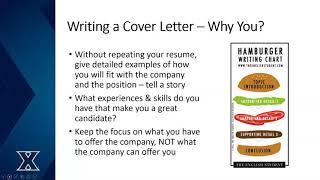 Writing a Cover Letter