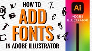 How to add fonts in Adobe Illustrator from the internet or via Typekit Adobe Fonts