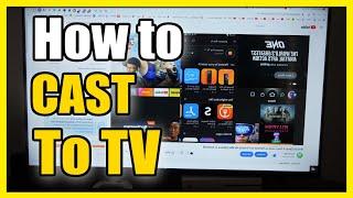 How to Cast Computer Screen to TV with Chromecast with Google TV (Fast Method)