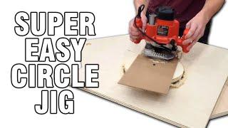 How to Make a Super Simple Circle Cutting Jig for Your Router