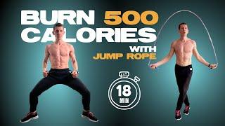 Only 18 Minutes To Burn 500 Calories!? (Jump Rope Workout)