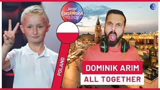 POLAND  JUNIOR EUROVISION 2024 | Dominik Arim - "All Together" | REACTION