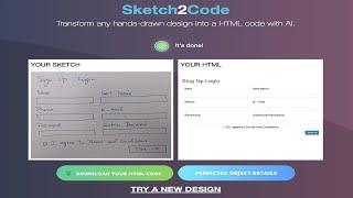 Hướng dẫn dùng Sketch2Code để chuyển bản vẽ tay thành file HTML