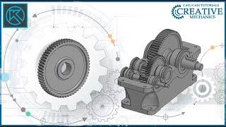Редуктор в Компас 3D. Зубчатое колесо