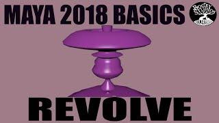 Autodesk Maya 2018 Basics- REVOLVE Tool