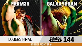 Tuesday Trials 144 SF6 Losers Final - Farm3r (E. Honda) vs GalaxyBrAn (Blanka)