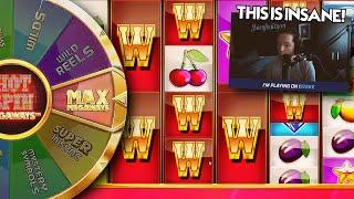 I bought fifty 'MEGA SPINS' on HOT SPIN MEGAWAYS (STAKE)
