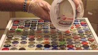 Bottle Cap Bar Top Tutorial