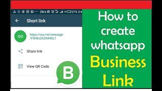How to create whatsapp business link to Start Chat || Create WhatsApp links
