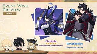 Version 4.7 BANNERS CONFIRMED!! HOYOVERSE Added Clorinde And Wriothesley In PHASE 1 - Genshin Impact