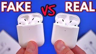 FAKE VS REAL Apple AirPods 2 - Buyers Beware 1:1 Clone