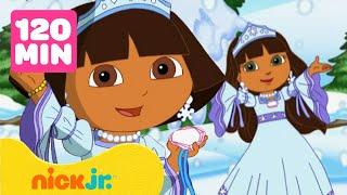 Dora | Dora Winterrettungen! mit der Schneeprinzessin ️ 2 Stunden | Nick Jr. Deutschland