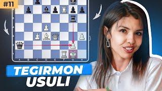 SHAXMATDA TEGIRMON USULI, 11-Dars | UzChess