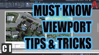 8 Must-know AutoCAD Viewport Tips & Tricks - How to Create, Scale, and Master Viewports! Examples