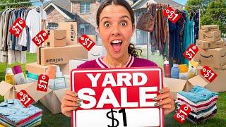 I Held The BiGGEST $1 YARD SALE! *I sold EVERYTHiNG*