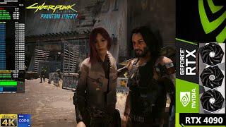 Cyberpunk 2077 Phantom Liberty Path Tracing DLSS + FG 4K | RTX 4090 | i9 14900KS