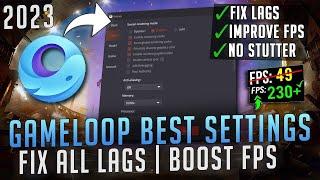 Gameloop Best Settings For Low End PC 2023  | i5 2nd GEN , 1GB Graphics Card | 4/8 GB Ram