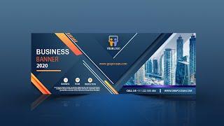 How To Do Professional Web Banner Design - Photoshop Cc Tutorial